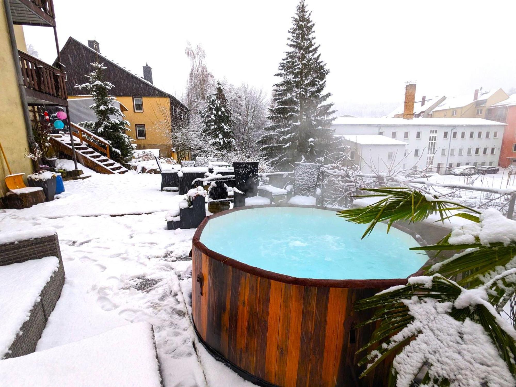 Hw2B - Urlaubsmagie - Wohlfuehlwohnung Mit Balkon, Pool, Sauna & Terrasse Sebnitz Εξωτερικό φωτογραφία