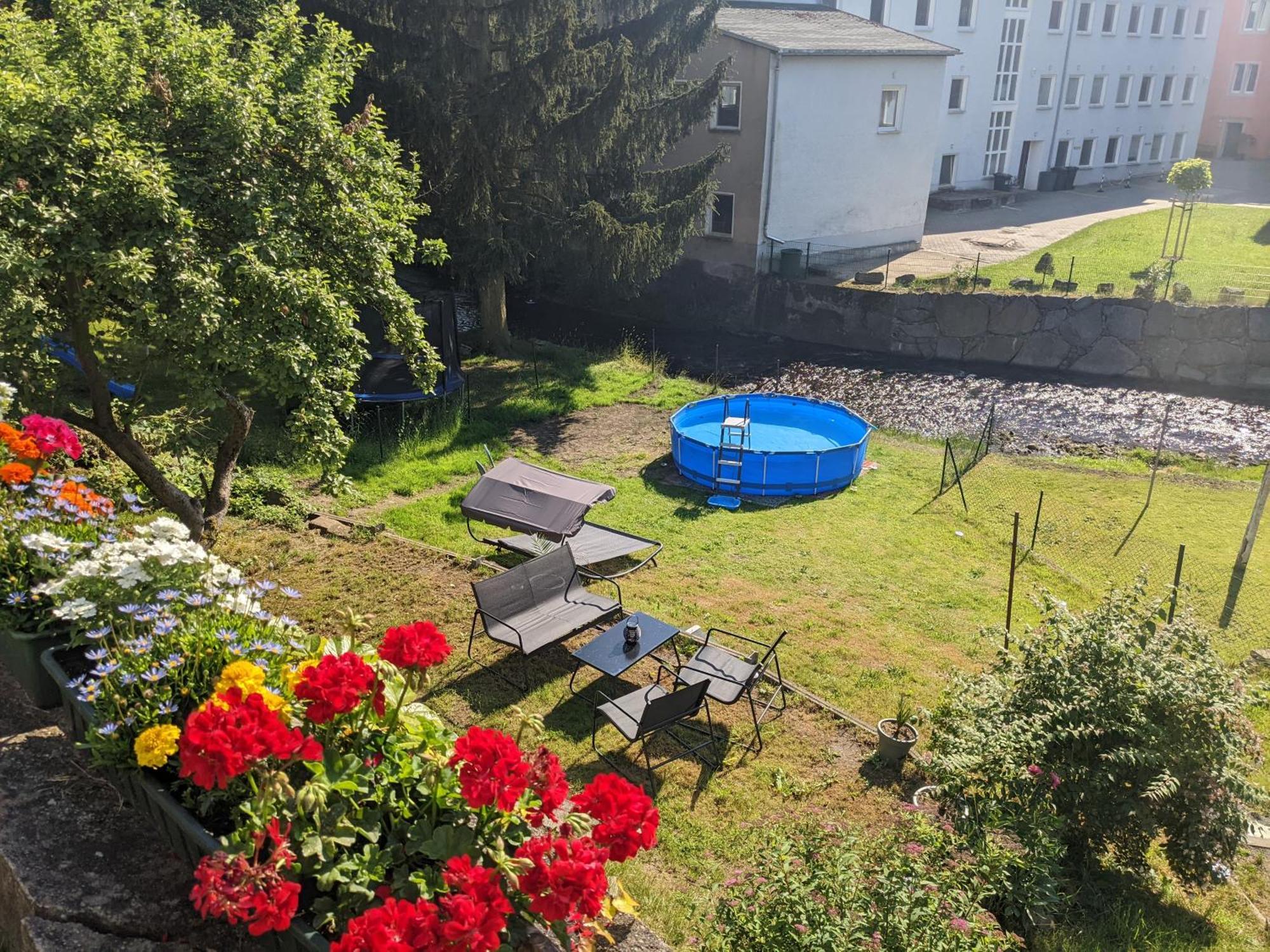 Hw2B - Urlaubsmagie - Wohlfuehlwohnung Mit Balkon, Pool, Sauna & Terrasse Sebnitz Εξωτερικό φωτογραφία