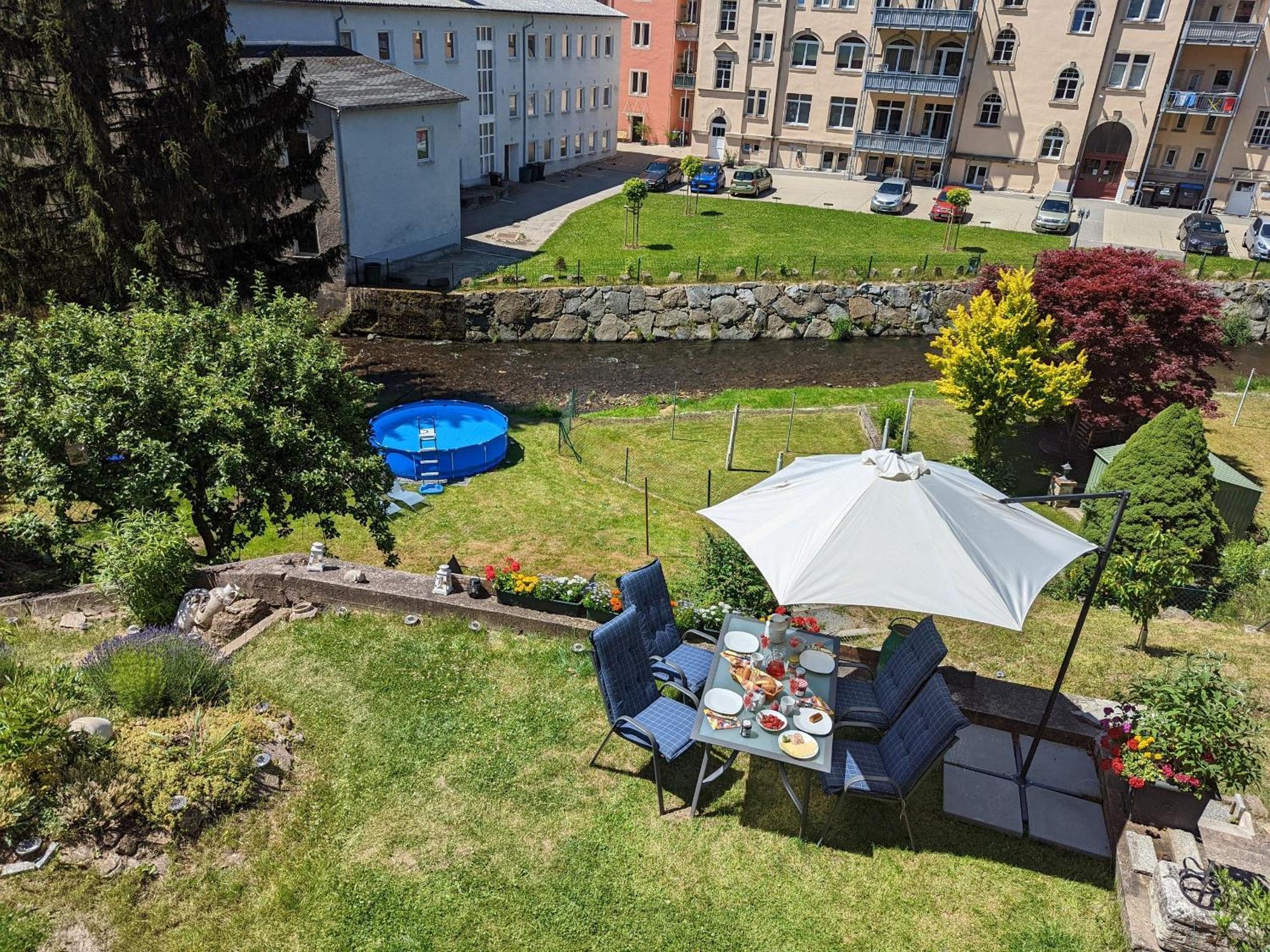 Hw2B - Urlaubsmagie - Wohlfuehlwohnung Mit Balkon, Pool, Sauna & Terrasse Sebnitz Εξωτερικό φωτογραφία