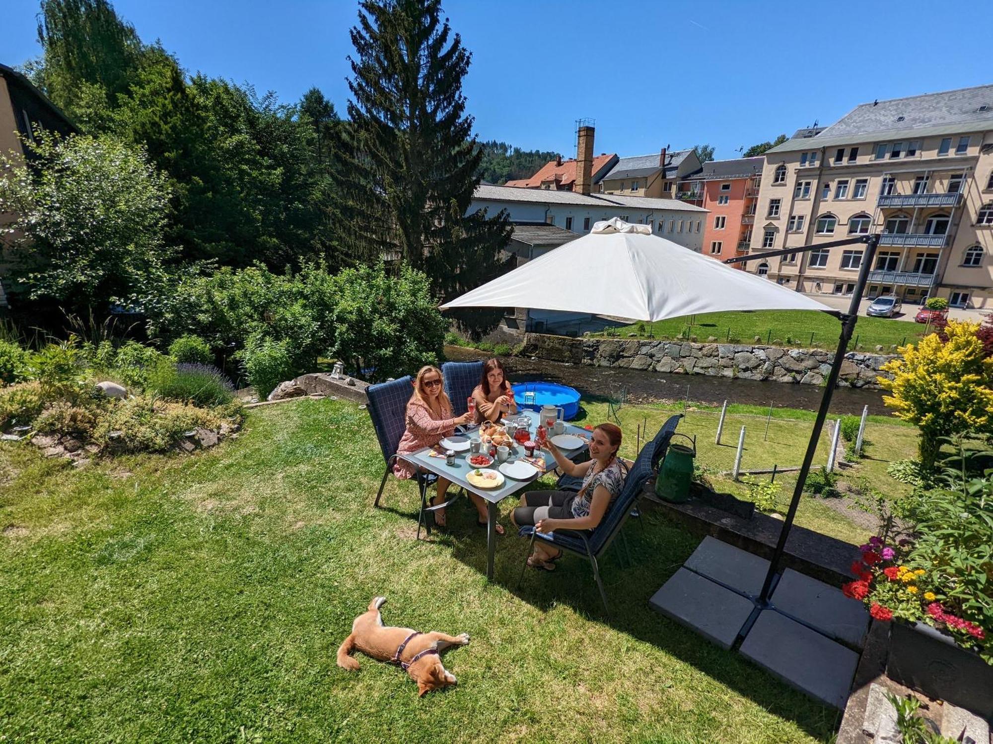 Hw2B - Urlaubsmagie - Wohlfuehlwohnung Mit Balkon, Pool, Sauna & Terrasse Sebnitz Εξωτερικό φωτογραφία