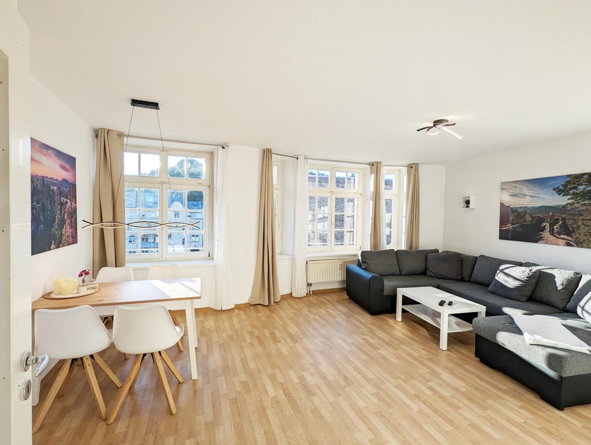 Hw2B - Urlaubsmagie - Wohlfuehlwohnung Mit Balkon, Pool, Sauna & Terrasse Sebnitz Εξωτερικό φωτογραφία